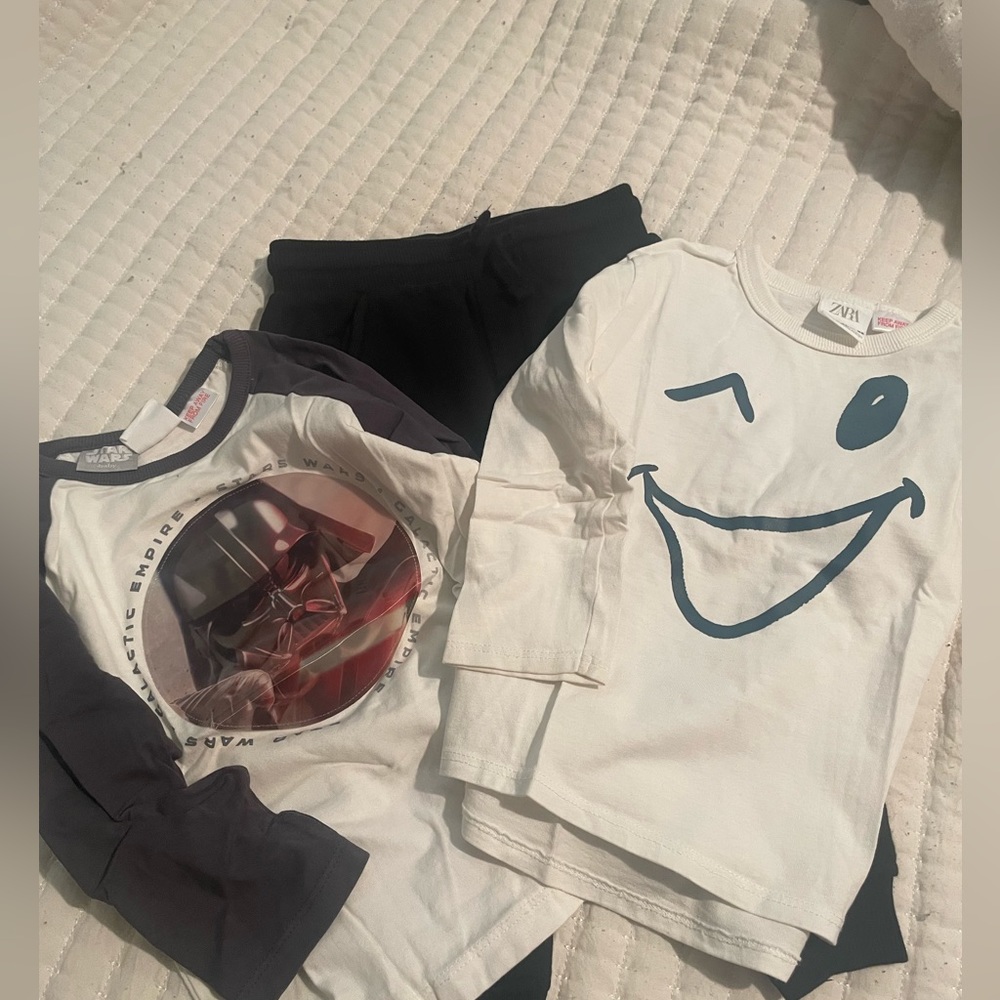 Zara boys, 18-24 white, black and gray